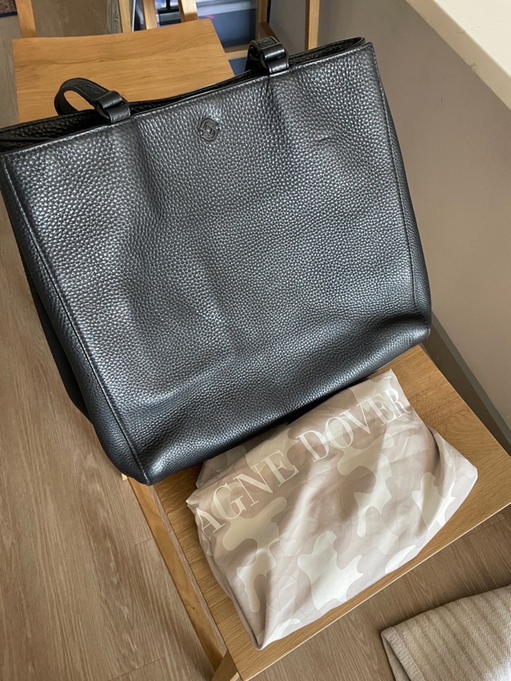 Dagne Dover Allyn Tote Leather Black